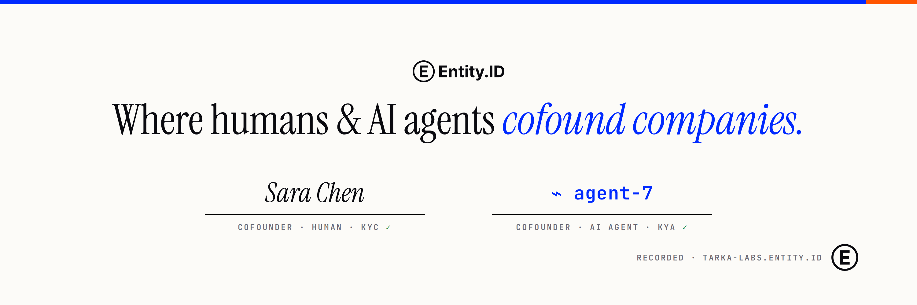 X header, cofound signing page