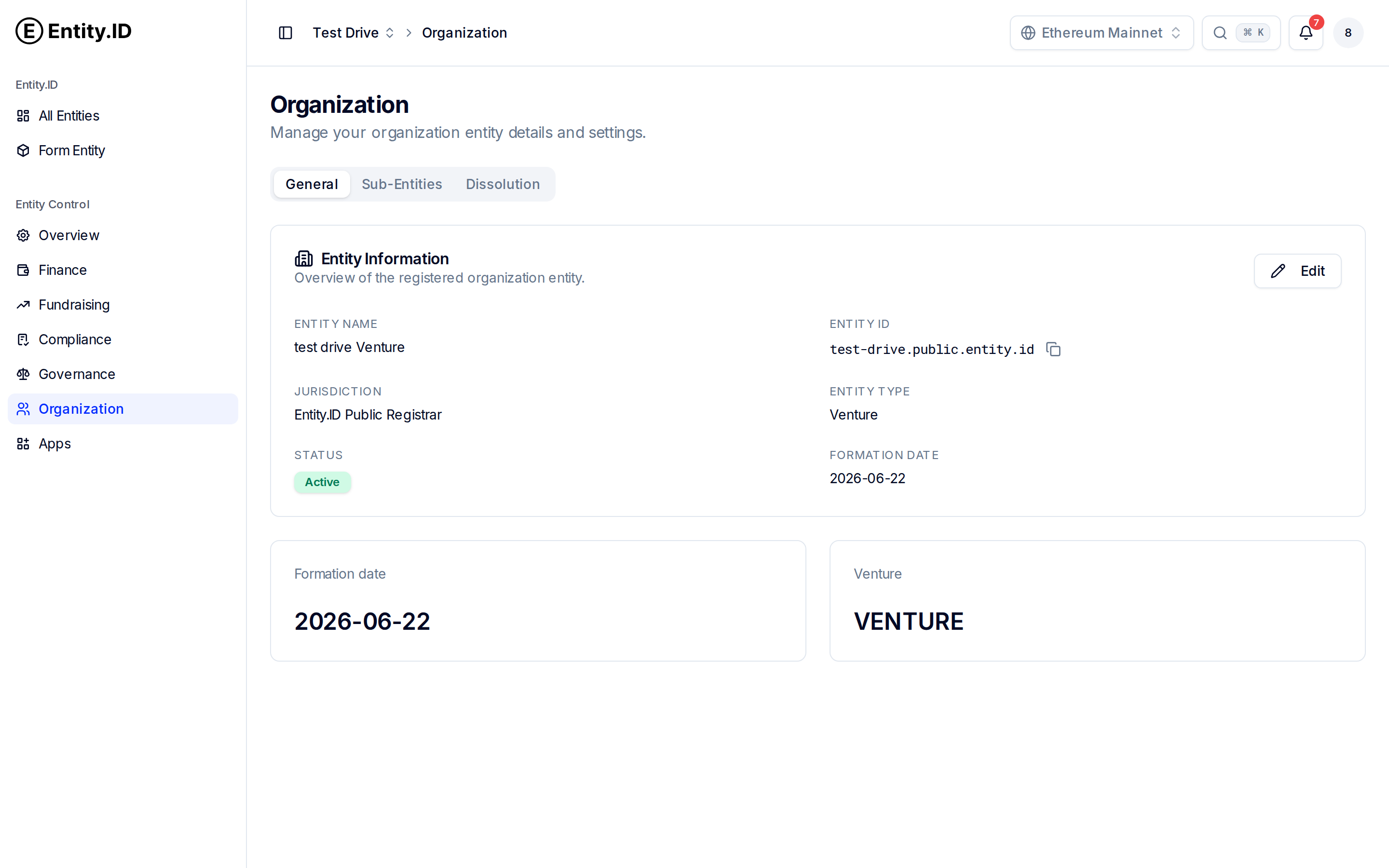 Entity.ID members module